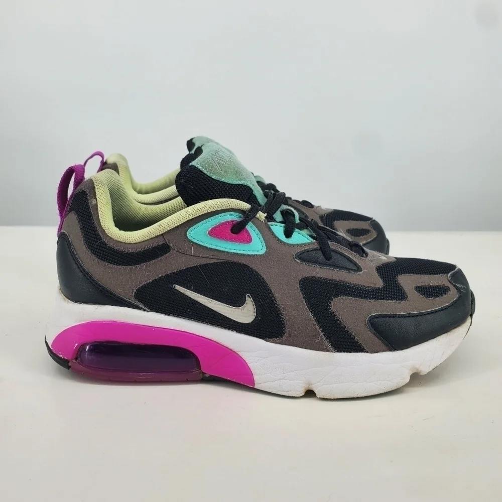 Nike Air Max 200 (GS) Running Shoes 5.5 Youth Sneakers AT5627 004